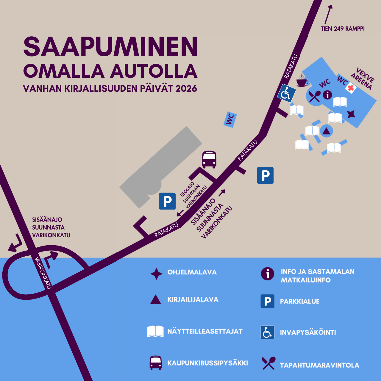 SAAPUMINEN OMALLA AUTOLLA